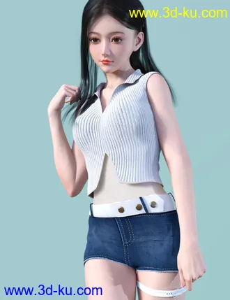 3D打印模型Difa Character and dForce Difa Outfit for Genesis 8 Female(s)的图片