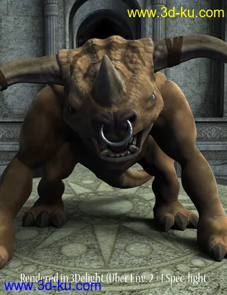 3D打印模型Dimurak Toon Bull Monster的图片