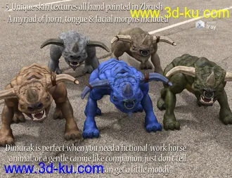 3D打印模型Dimurak Toon Bull Monster的图片