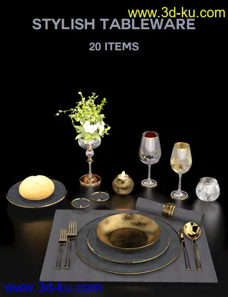 3D打印模型Dining Sets for All Occasions的图片