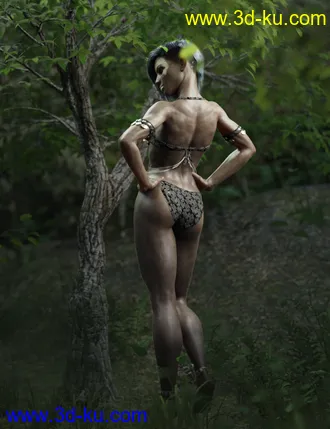 3D打印模型Dokkalfar the Dark Elf for Genesis 8 Female的图片