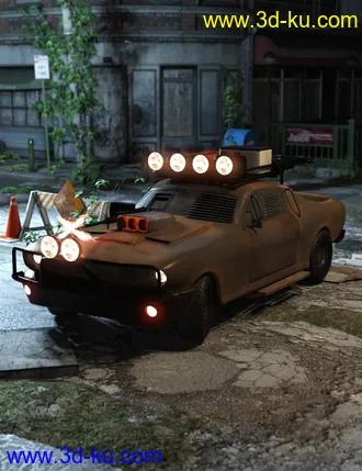 3D打印模型Doomsday Vehicle的图片