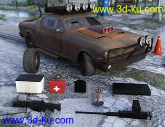 3D打印模型Doomsday Vehicle的图片