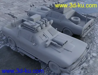 3D打印模型Doomsday Vehicle的图片