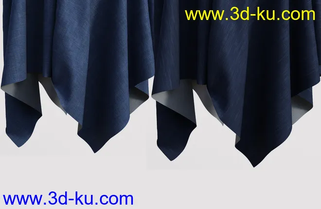 Double Layer Denim Iray Shader with Patches模型的图片12