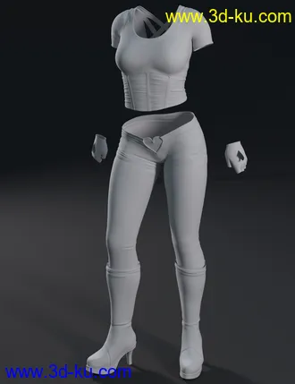 3D打印模型DQ for Genesis 8 Female(s)的图片