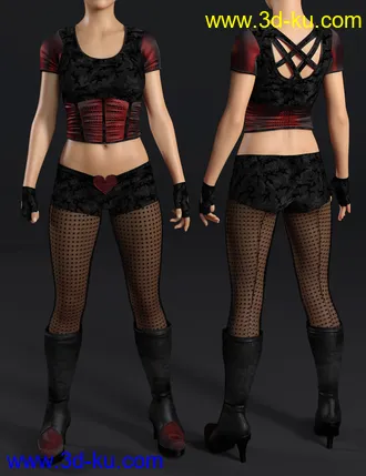 3D打印模型DQ for Genesis 8 Female(s)的图片