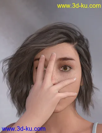 3D打印模型Dramatic Hands for Genesis 8的图片