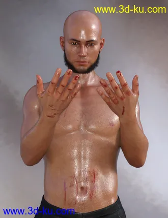 3D打印模型Dramatic Hands for Genesis 8的图片