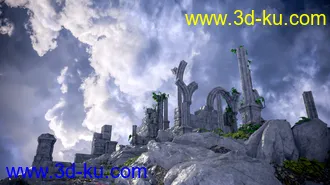 3D打印模型Dramatic Iray Global Clouds的图片