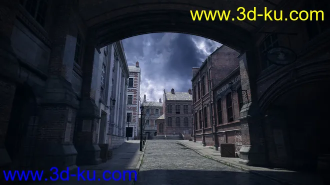 Dramatic Iray Global Clouds模型的图片4