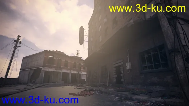 Dramatic Iray Global Clouds模型的图片6