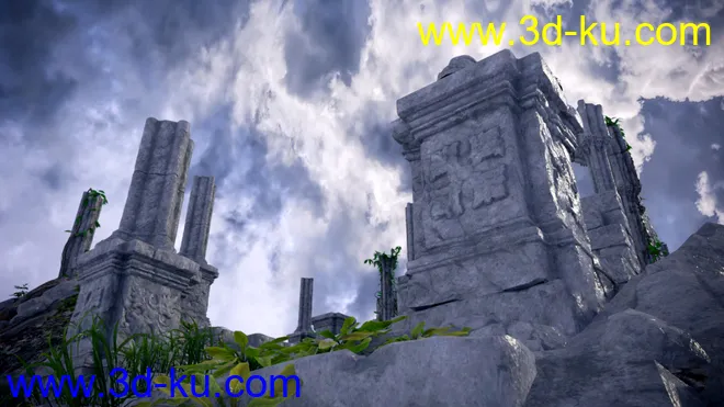 Dramatic Iray Global Clouds模型的图片7