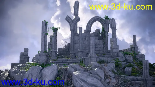 Dramatic Iray Global Clouds模型的图片8