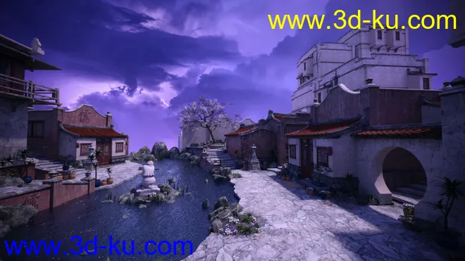 Dramatic Iray Global Clouds模型的图片17