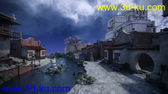 Dramatic Iray Global Clouds模型的图片18