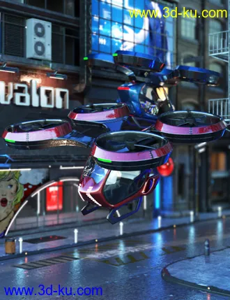 3D打印模型Drone Taxi的图片