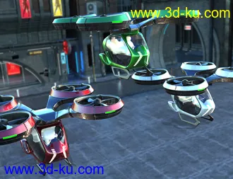 3D打印模型Drone Taxi的图片