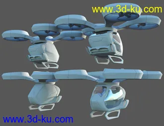 3D打印模型Drone Taxi的图片