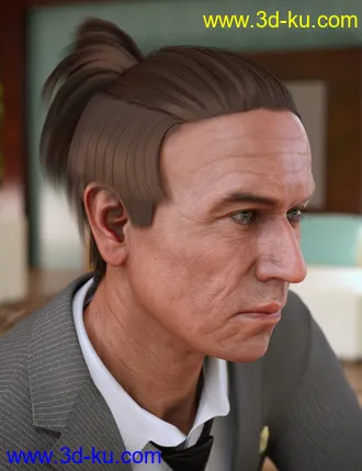 3D打印模型Duncan Hair for Dasan 8的图片