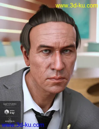 3D打印模型Duncan Hair for Dasan 8的图片