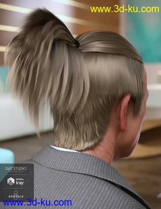 3D打印模型Duncan Hair for Dasan 8的图片