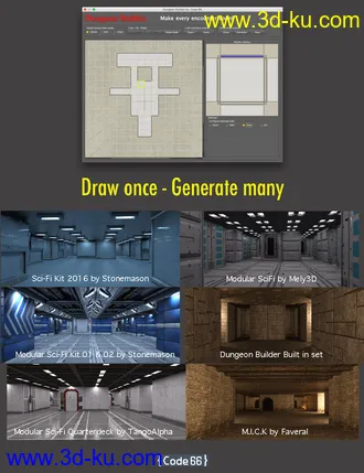 3D打印模型Dungeon Builder的图片