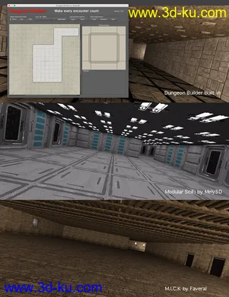 3D打印模型Dungeon Builder的图片