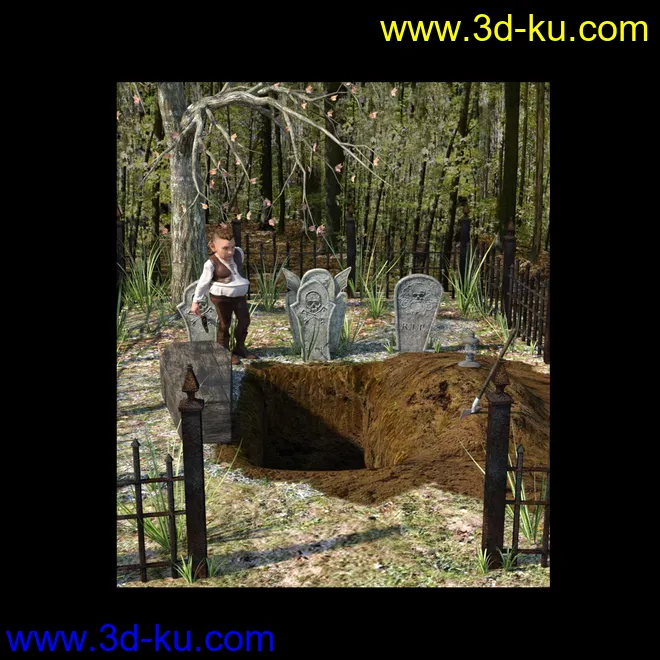 Dwarf Morphs For Genesis 3 Male模型的图片1