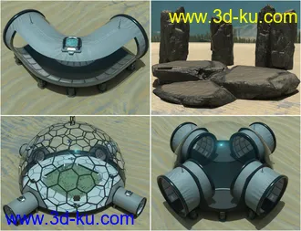 3D打印模型Easy Snap Universal Sea Habitat的图片
