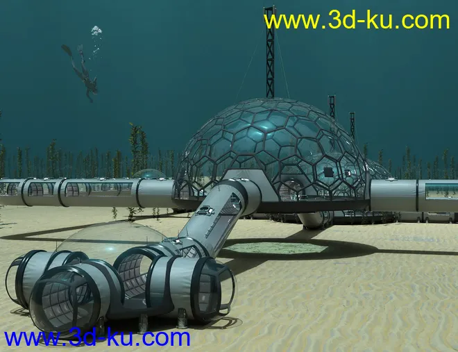 Easy Snap Universal Sea Habitat模型的图片10