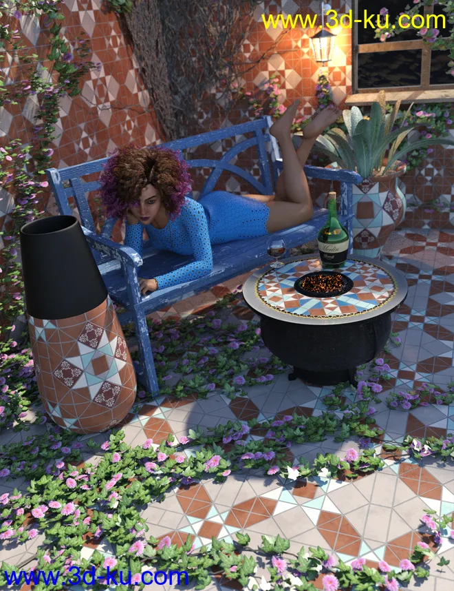 Edwardian Inspired Floor Tile Shaders Vol 2模型的图片2