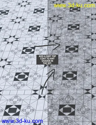 3D打印模型Edwardian Inspired Floor Tile Shaders Vol 2的图片