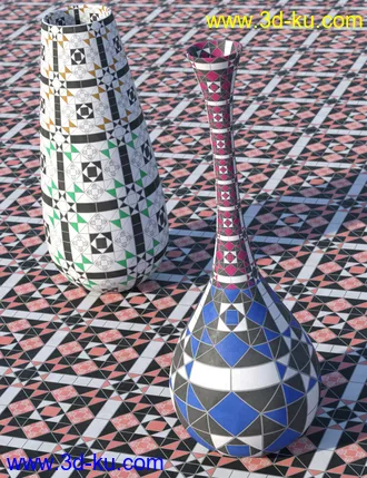 3D打印模型Edwardian Inspired Floor Tile Shaders Vol 2的图片