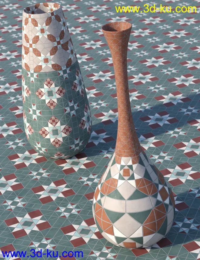 Edwardian Inspired Floor Tile Shaders Vol 2模型的图片10