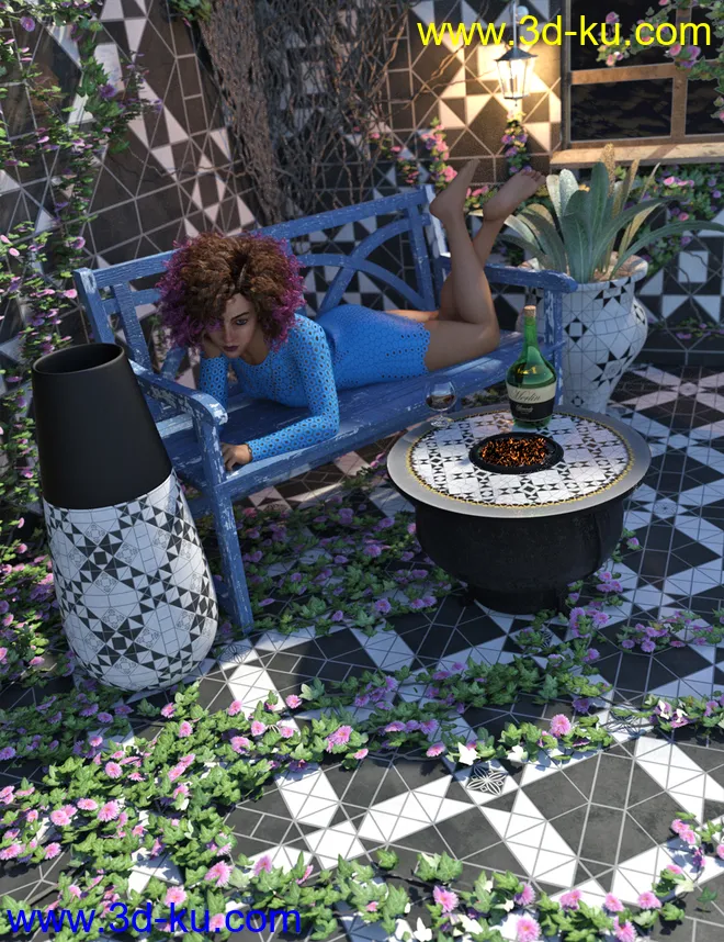 Edwardian Inspired Floor Tile Shaders Vol 2模型的图片11