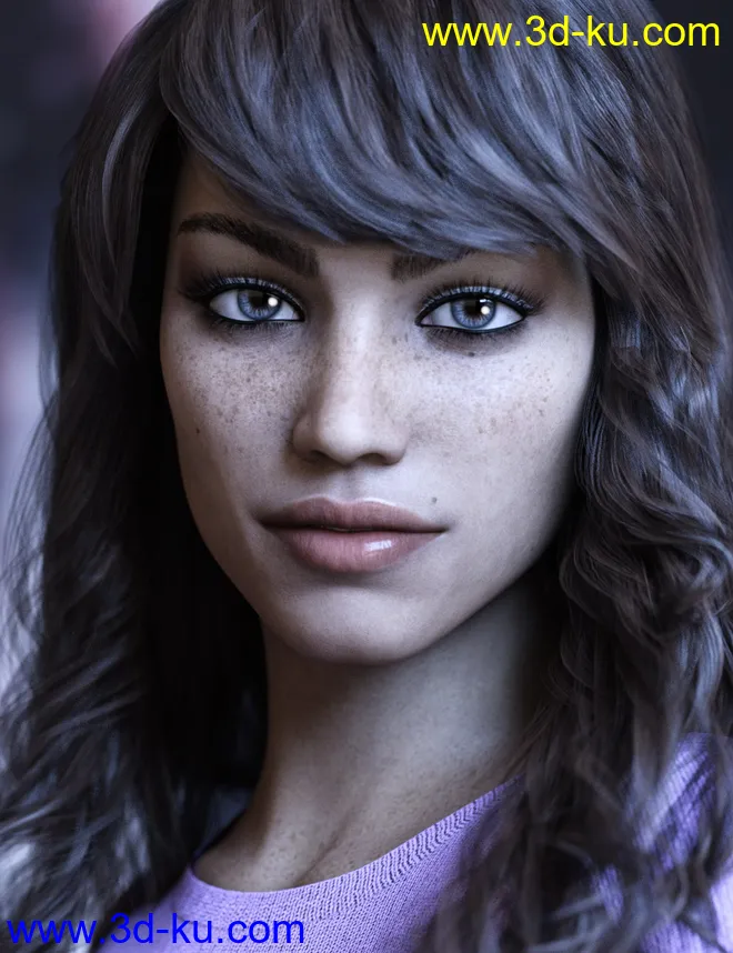 Effie HD For Genesis 8 Female模型的图片2