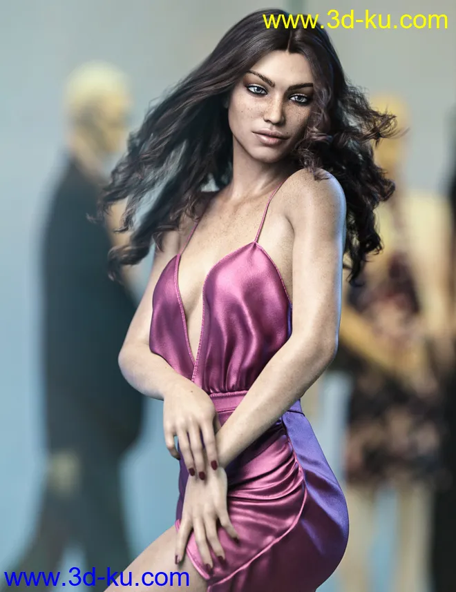 Effie HD For Genesis 8 Female模型的图片3