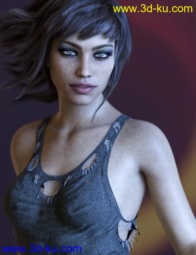 Effie HD For Genesis 8 Female模型的图片5