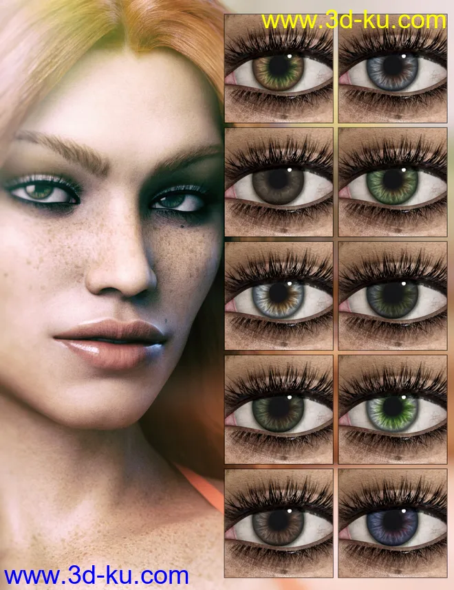 Effie HD For Genesis 8 Female模型的图片10