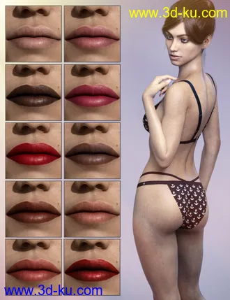 3D打印模型Effie HD For Genesis 8 Female的图片