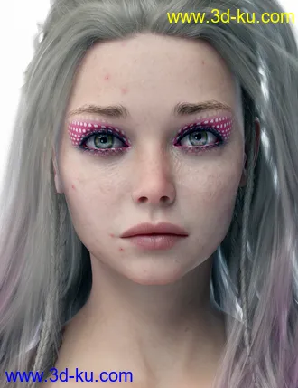 3D打印模型Eiluned HD For Genesis 8 Female的图片