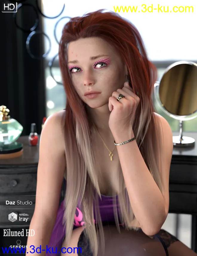 Eiluned HD For Genesis 8 Female模型的图片5