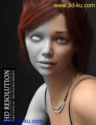 3D打印模型Eiluned HD For Genesis 8 Female的图片