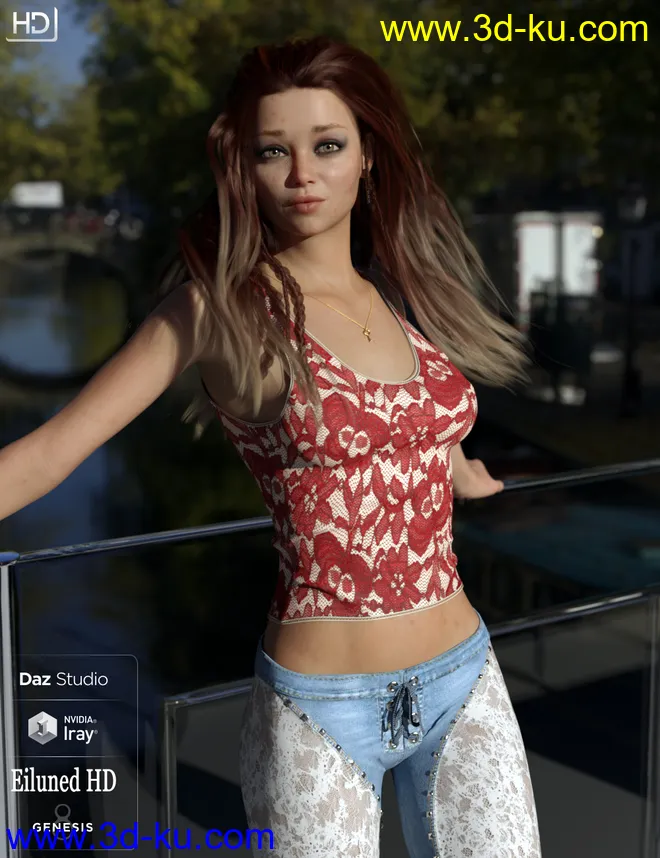 Eiluned HD For Genesis 8 Female模型的图片8