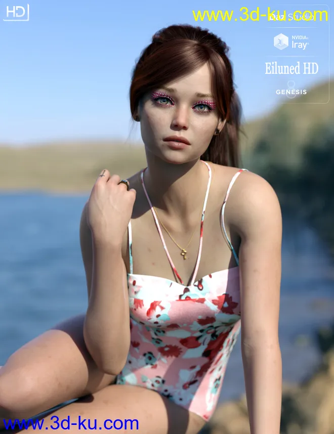 Eiluned HD For Genesis 8 Female模型的图片11
