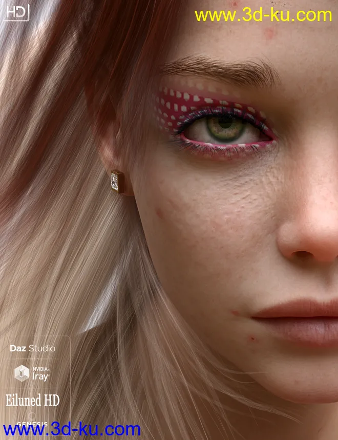 Eiluned HD For Genesis 8 Female模型的图片13