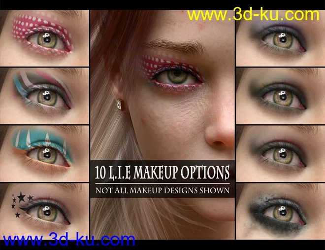 Eiluned HD For Genesis 8 Female模型的图片15