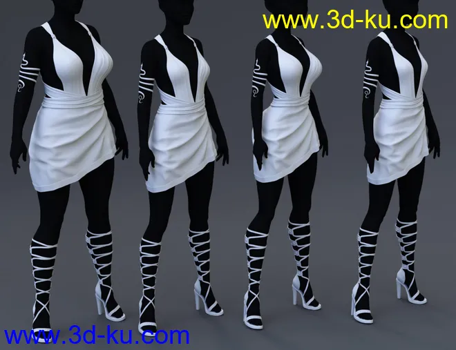 Eleia Outfit for Genesis 8 Female(s)模型的图片7