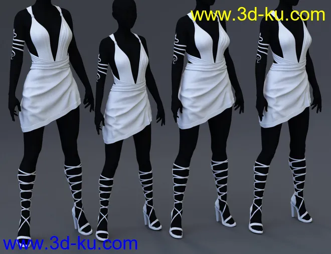 Eleia Outfit for Genesis 8 Female(s)模型的图片8